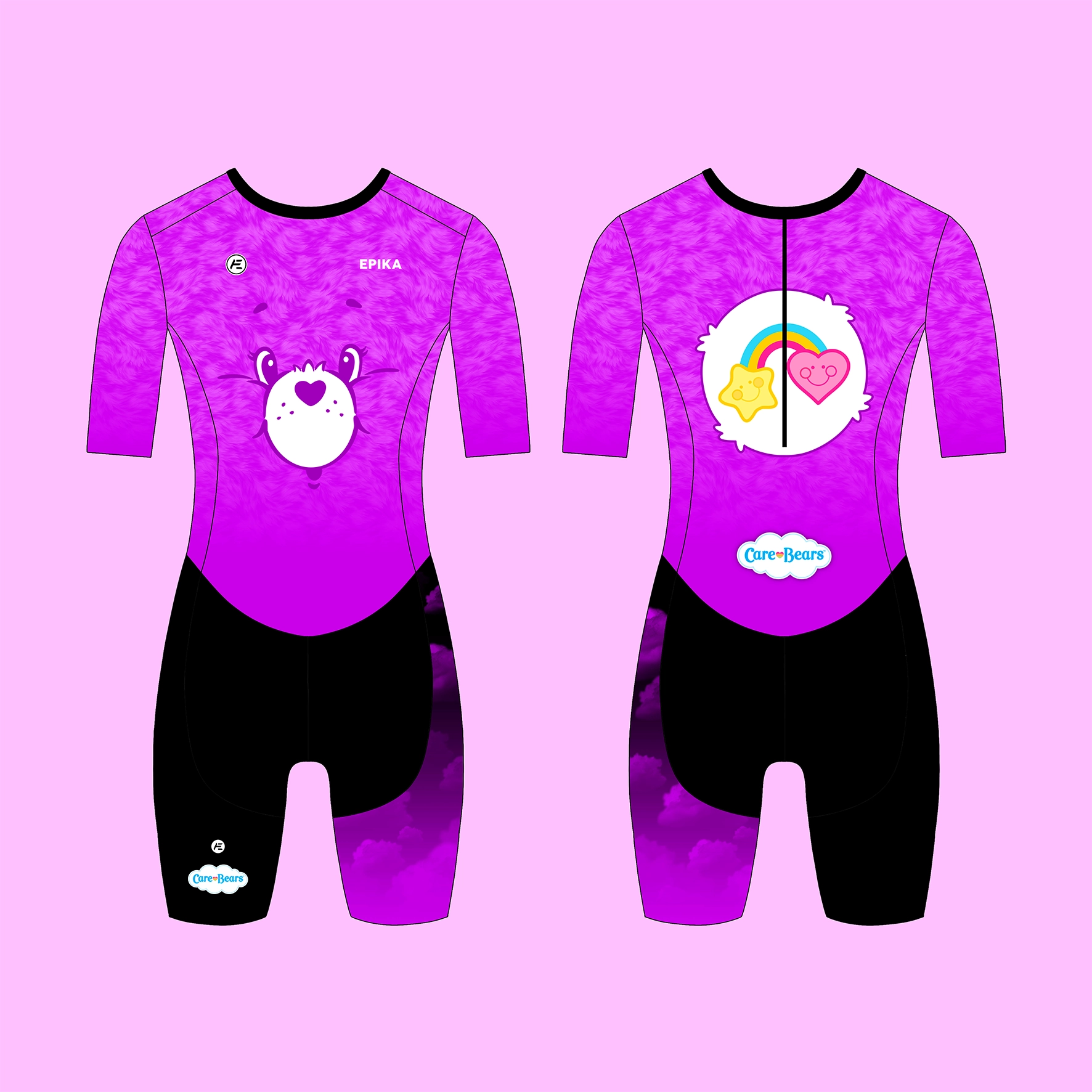 Cariñosito Morado Corazón y Estrella
