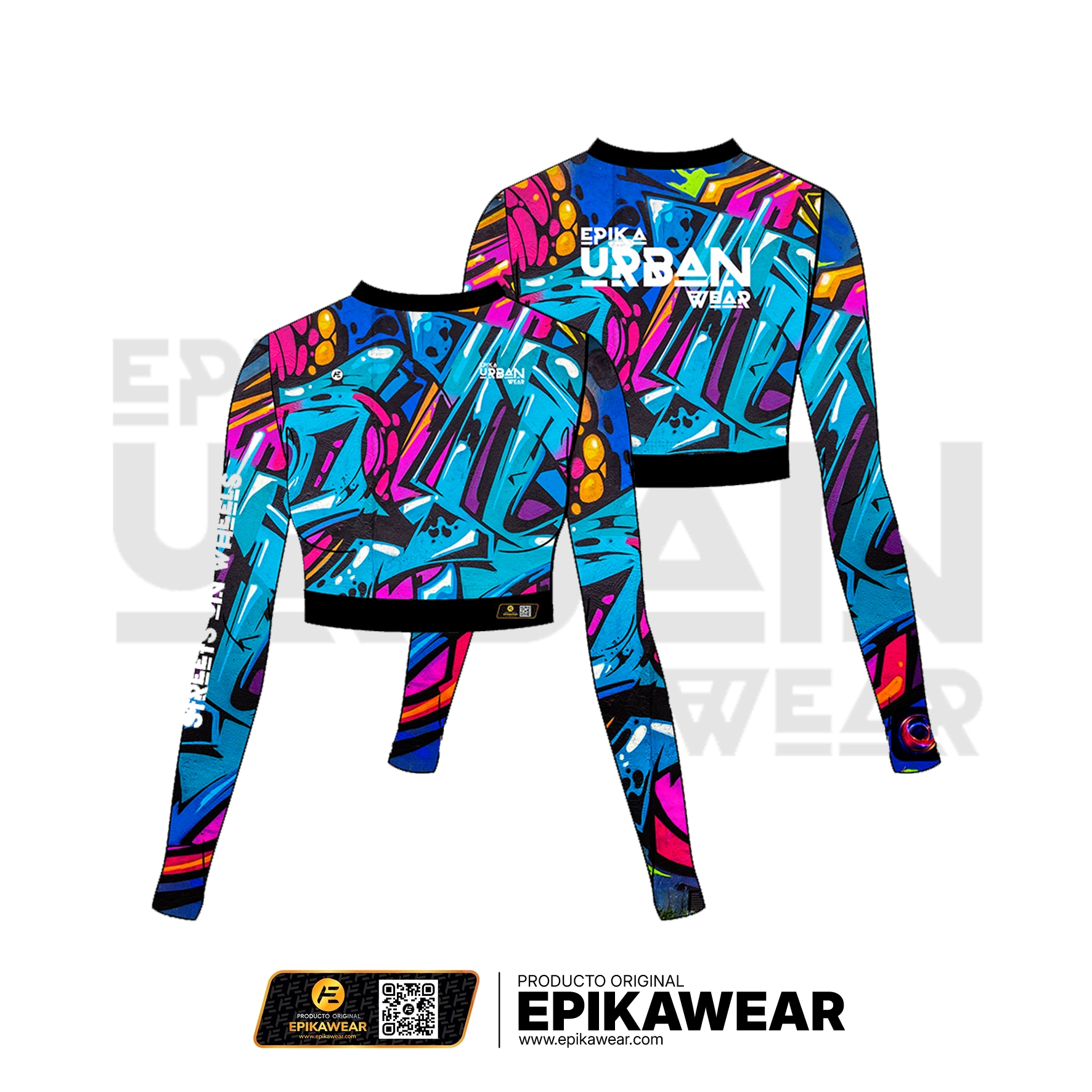 Crop Top Manga Larga UrbX