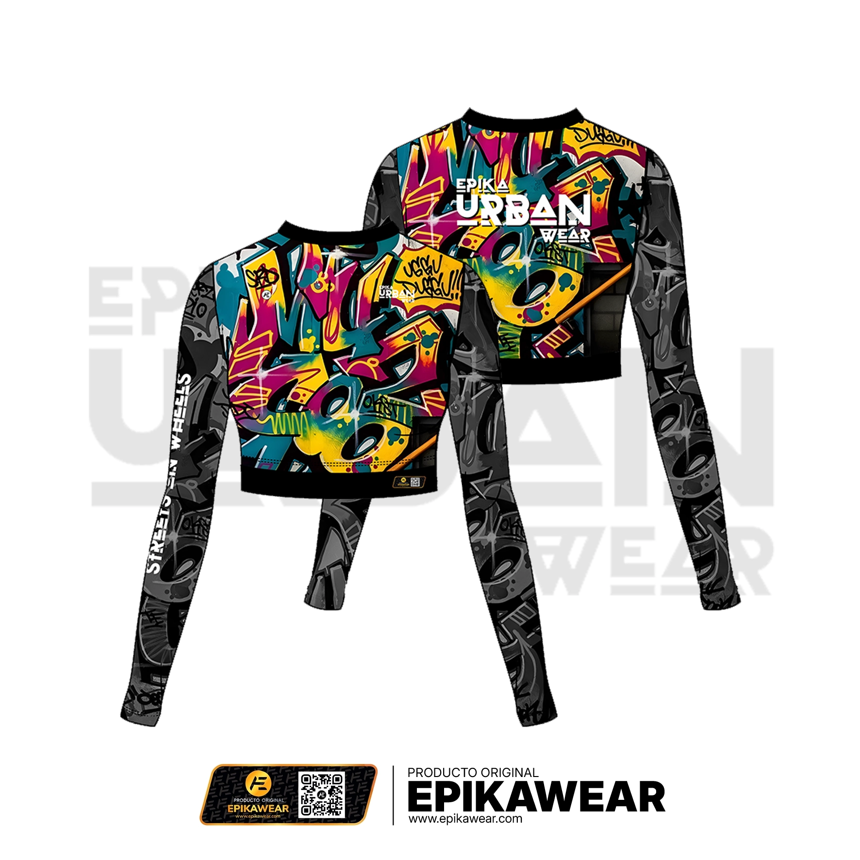 Crop Top Manga Larga Nomad