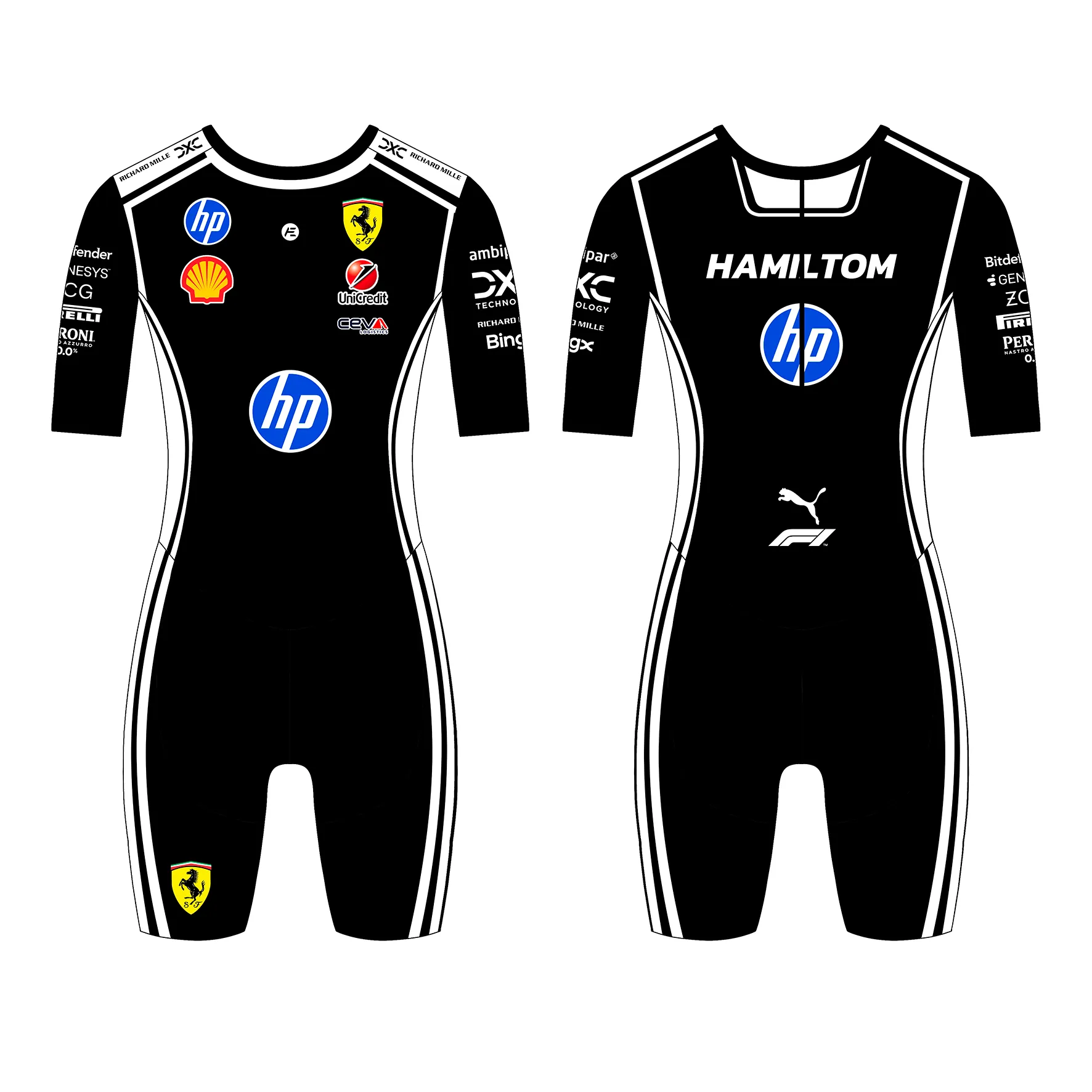 Ferrari F1 TEAM Negro