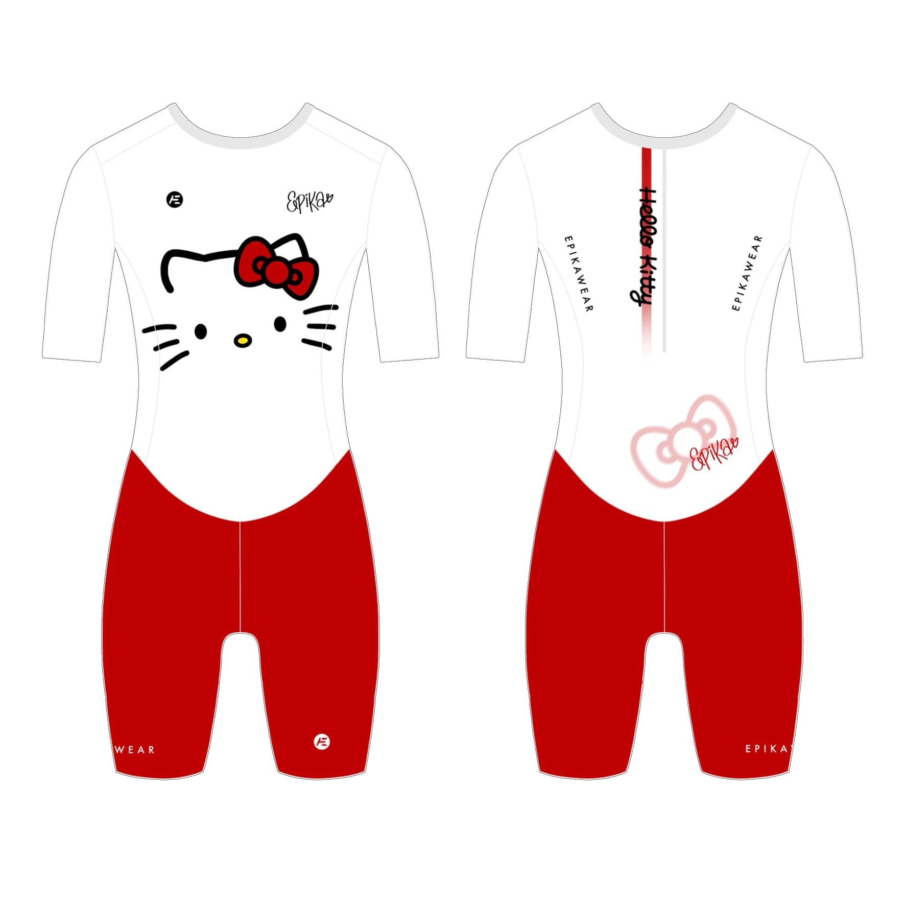 Hello Kitty Blanca - Roja